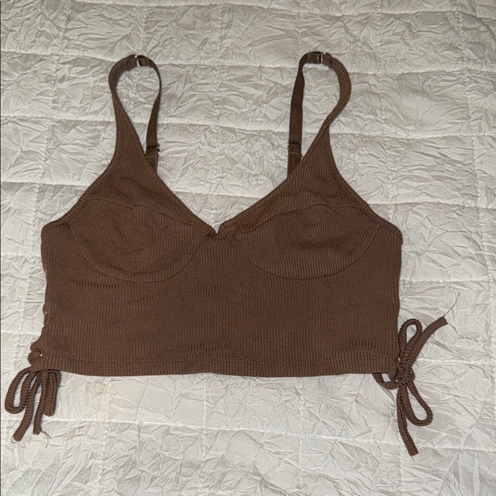Forever 21 Brown Knit Tank Top